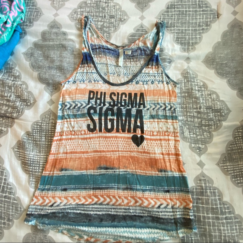 Phi sigma sigma tank top